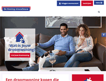 Tablet Screenshot of dekoningnieuwbouw.nl